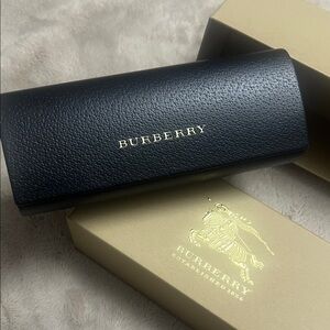 Brand new Burberry Black Eye Glasses Case w/box